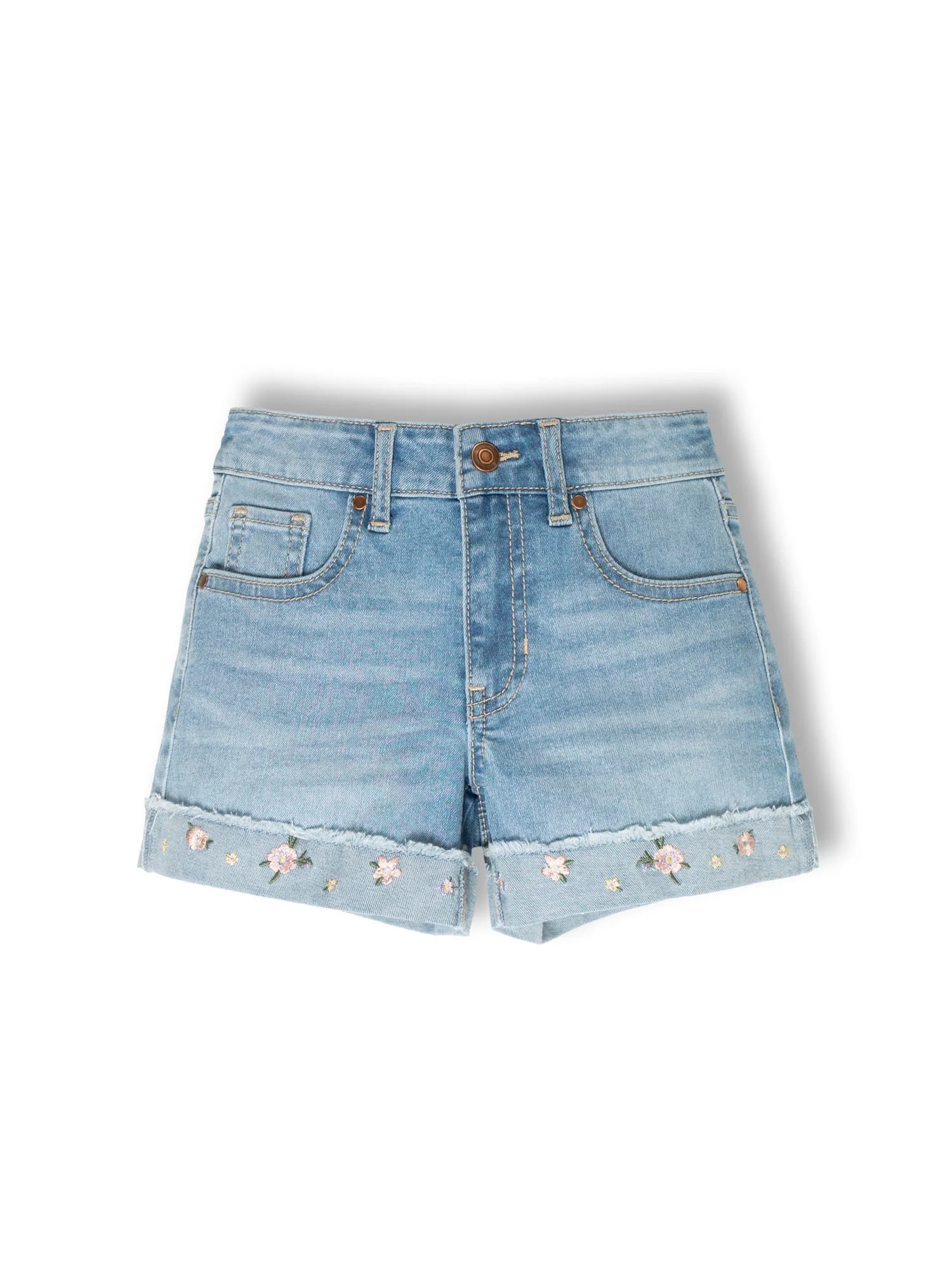 Wonder Nation Girls Fashion Denim Shorts, Size 5-18 | Walmart (US)