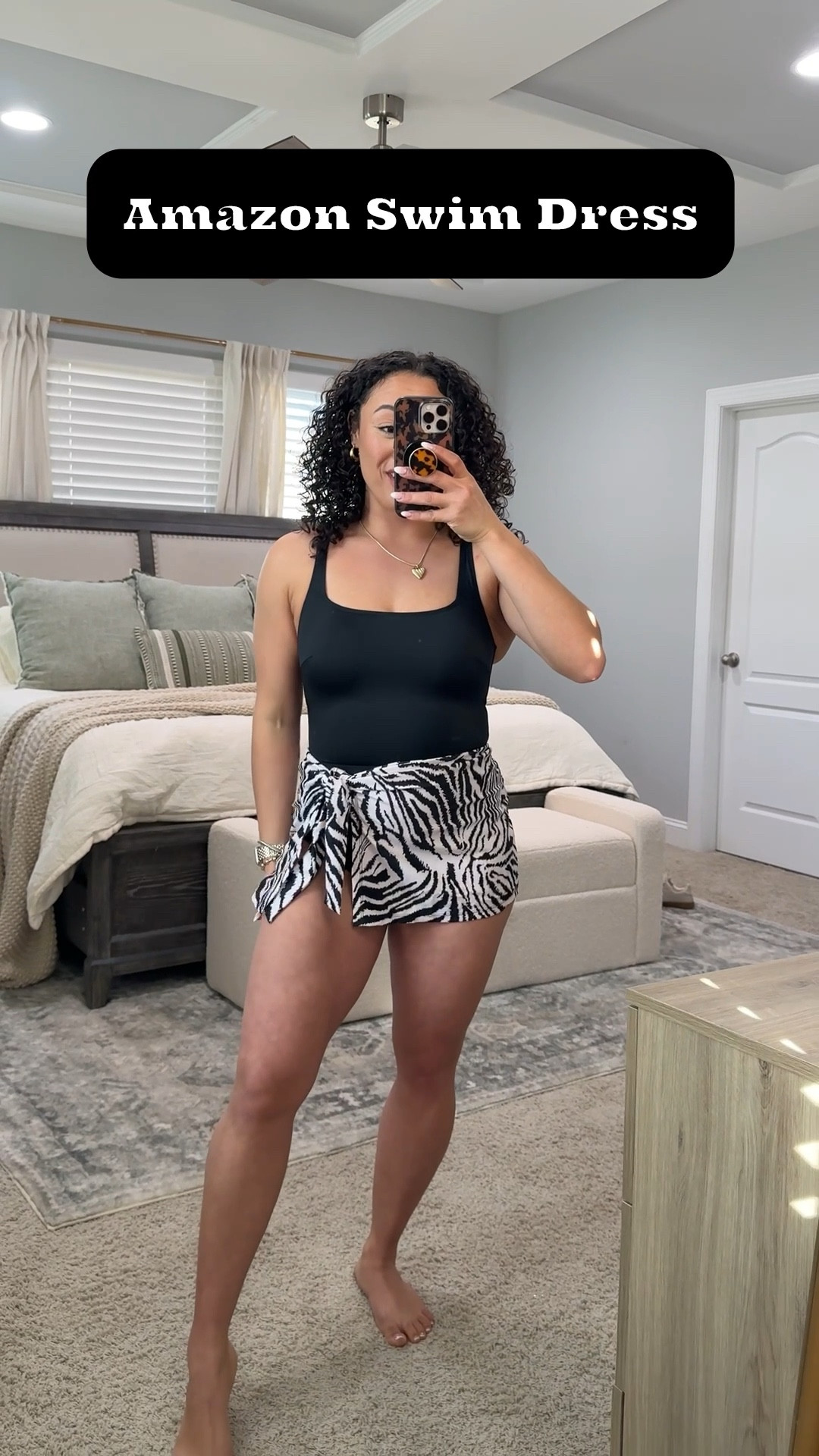 Amazon swim dress you will want to take on vacation wearing a medium #vacation #swimwear #affordable 

#LTKfitnessgoals #LTKSwim #LTKTravel