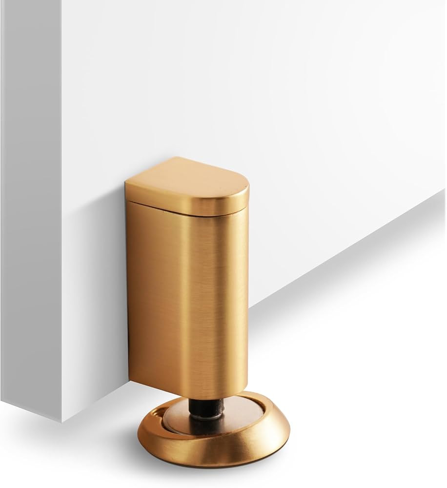 Windproof Magnetic Door Stoppers, 0-0.78" Stroke Mechanical Doorstop, No-Hole Flooring Door Sucti... | Amazon (US)