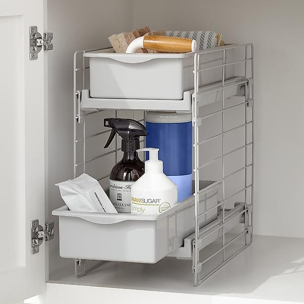 Sliding 2-Drawer Organizer | The Container Store