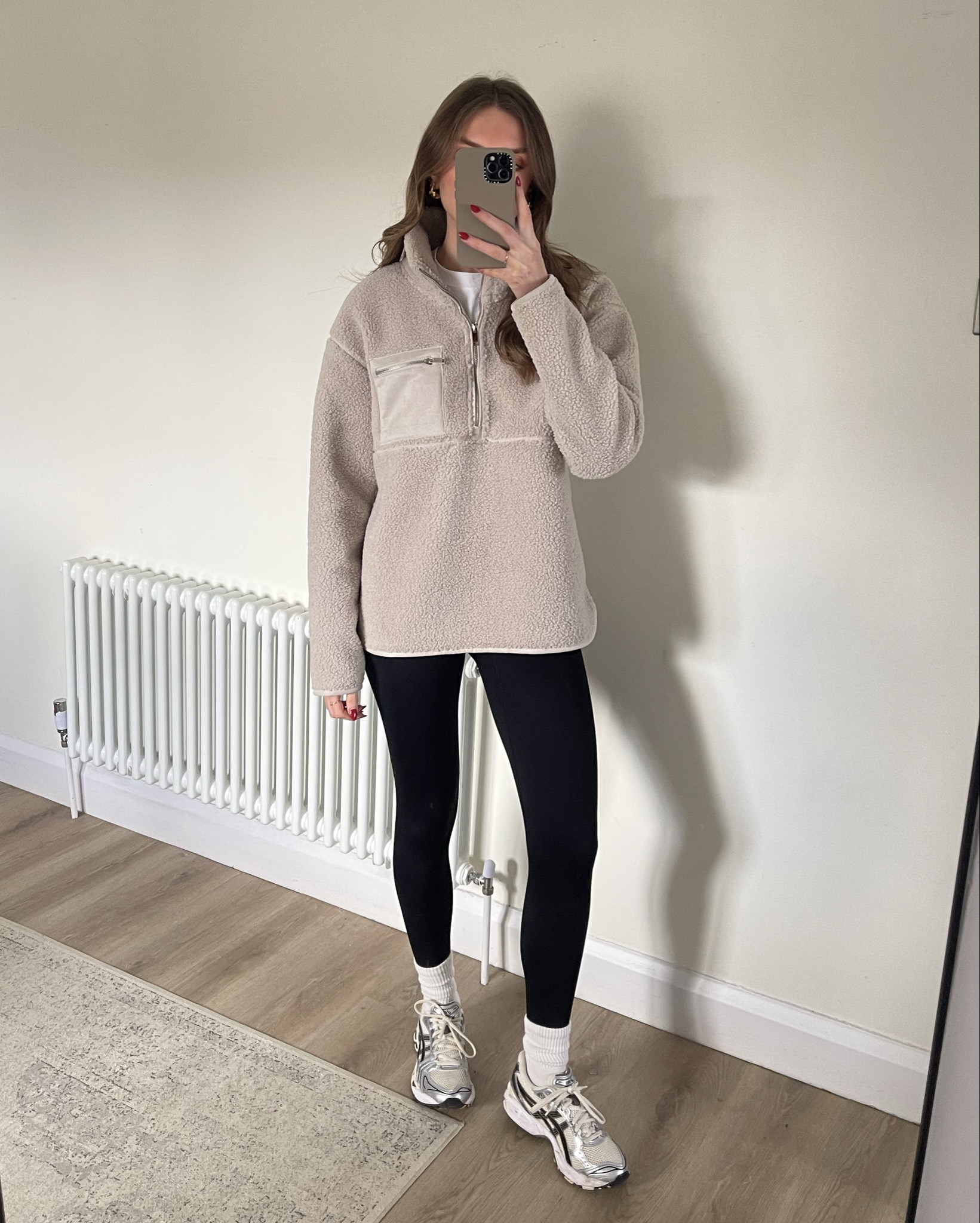 On Wednesdays, we wear… black leggings!

Casual comfy outfit
Small in the Threadbare fleece
Small in the Another Version second skin leggings, EMILY10 for 10% off
ASICS gel kayano trainers
& Other stories Black crinkle effect trench coat, I wear the small. It’s currently in the sale 🙌🏻. I’m 5ft 6 for an idea of the length 
Ganni bag



Casual outfit, wardrobe staples, dog walk outfit, errands outfit, black leggings outfit, fleece outfit 

#LTKstyletip #LTKeurope #LTKuk