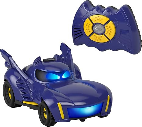 Fisher-Price DC Batwheels Remote Control Car, Bam The Batmobile Transforming RC Toy with Lights S... | Amazon (US)