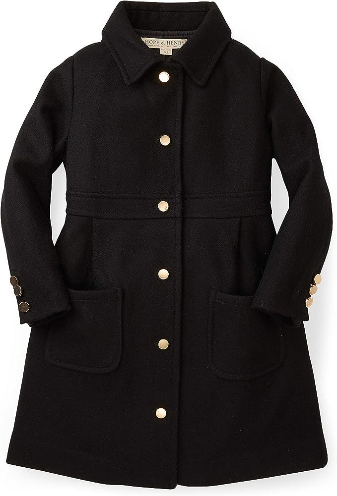 Hope & Henry Girls' Dressy Pleated Back Coat | Amazon (US)