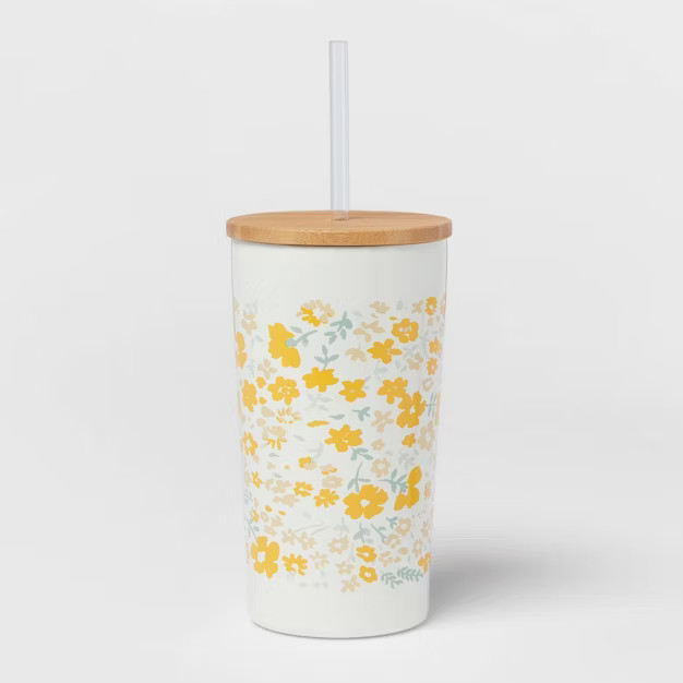 17.5oz Stainless Steel Straw Tumbler - Threshold™ | Target