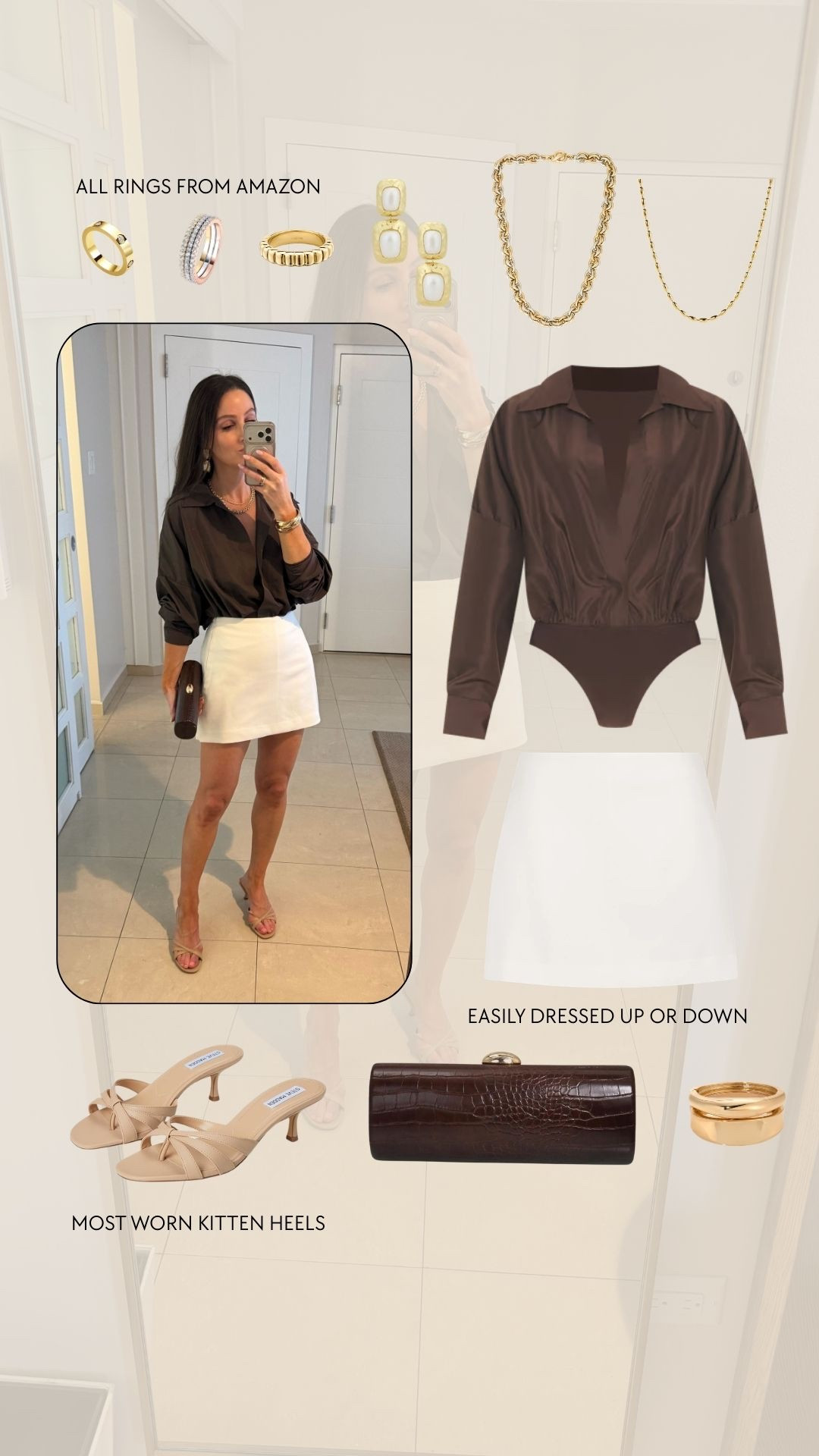 Favorite outfit I could wear this again and again. Best skort and bodysuit. Both true to size as are the shoes  

#LTKOver40 #LTKootd #LTKTravel