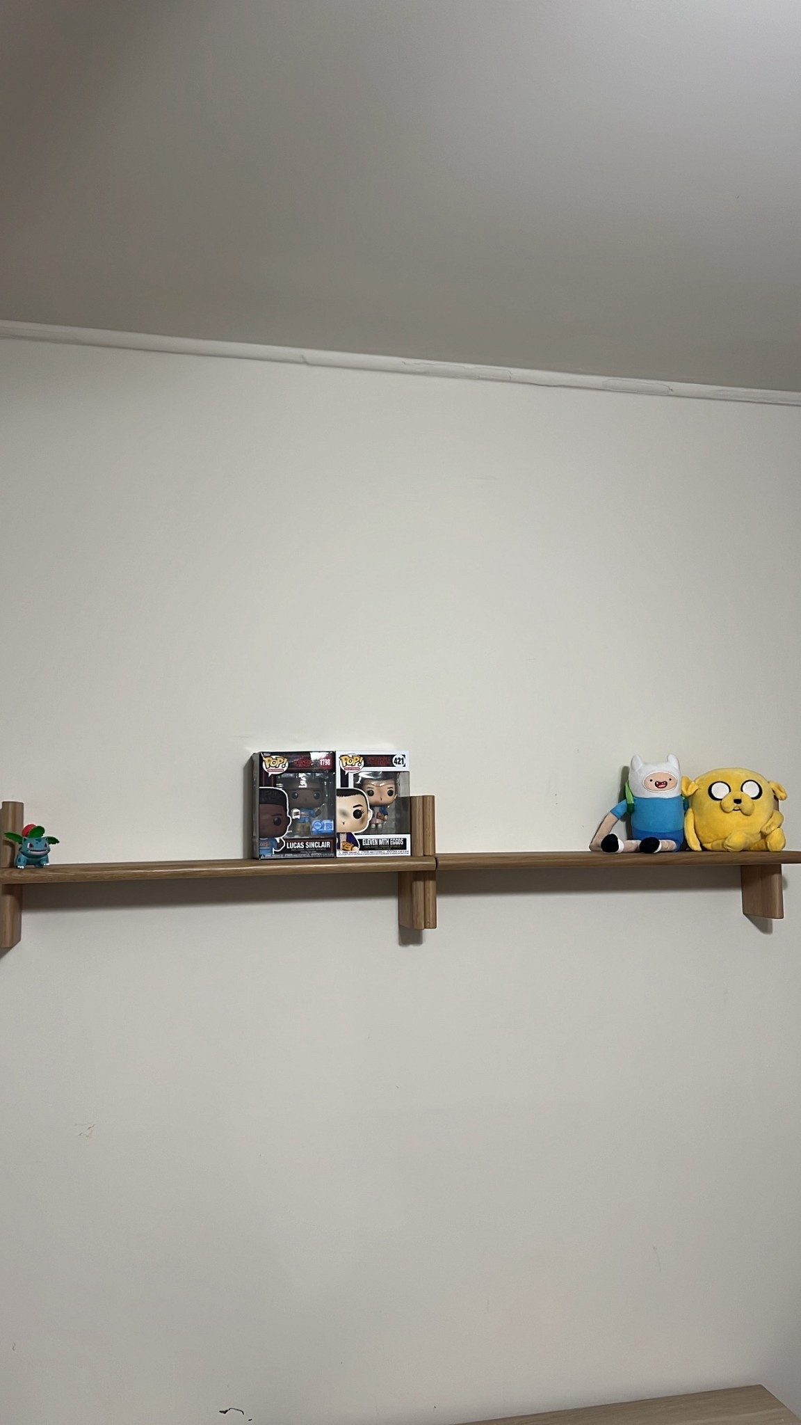 wall shelves in my sons room! 