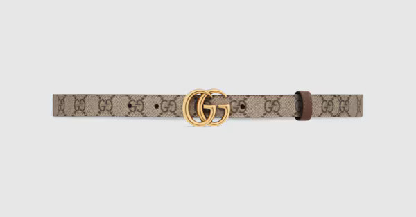 Gucci GG Marmont reversible thin belt | Gucci (US)