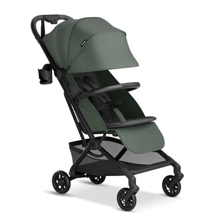 Mompush Velo Lightweight Travel Stroller with Lie-Flat Recline Seat, Airplane Friendly, Forest, 18.8 LB, Unisex | Walmart (US)