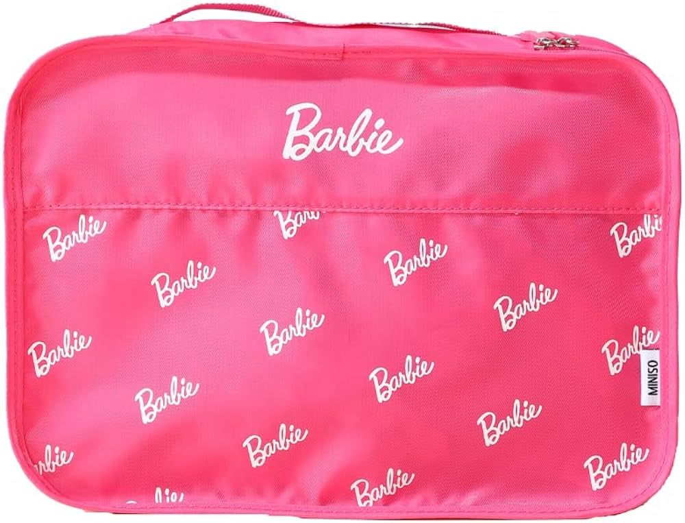 MINISO Travel Storage Bags for Clothes - Barbie Collection Clothes Storage Bags (3 pcs) - Luggage... | Amazon (US)