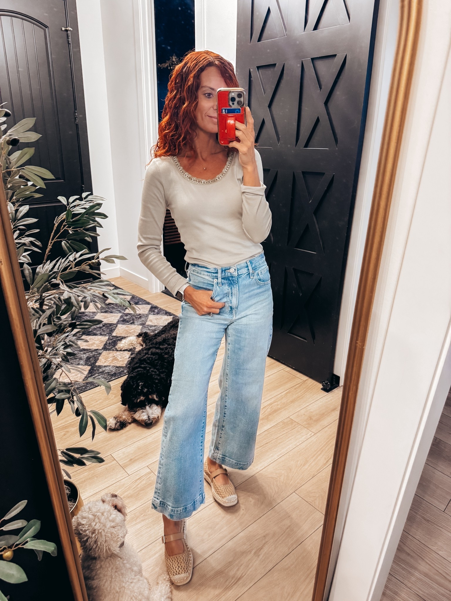 A basic tee with the prettiest of details around the neckline! Perfect way to elevate a simple look! 

#LTKootd #LTKOver40 #LTKSaleAlert