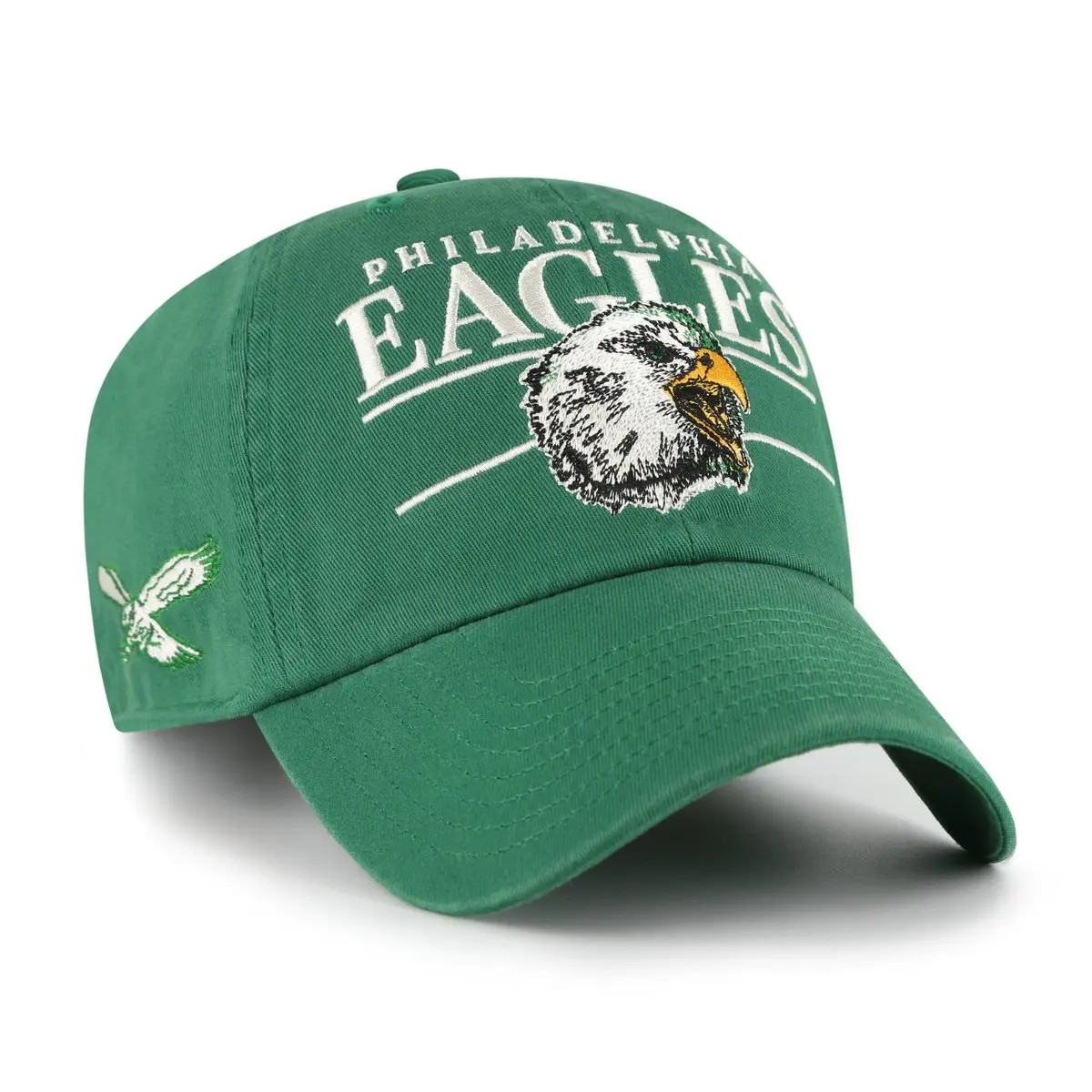 '47 Men's '47 Kelly Green Philadelphia Eagles Throwback Graphic Clean Up Adjustable Hat (Men) | N... | Nordstrom