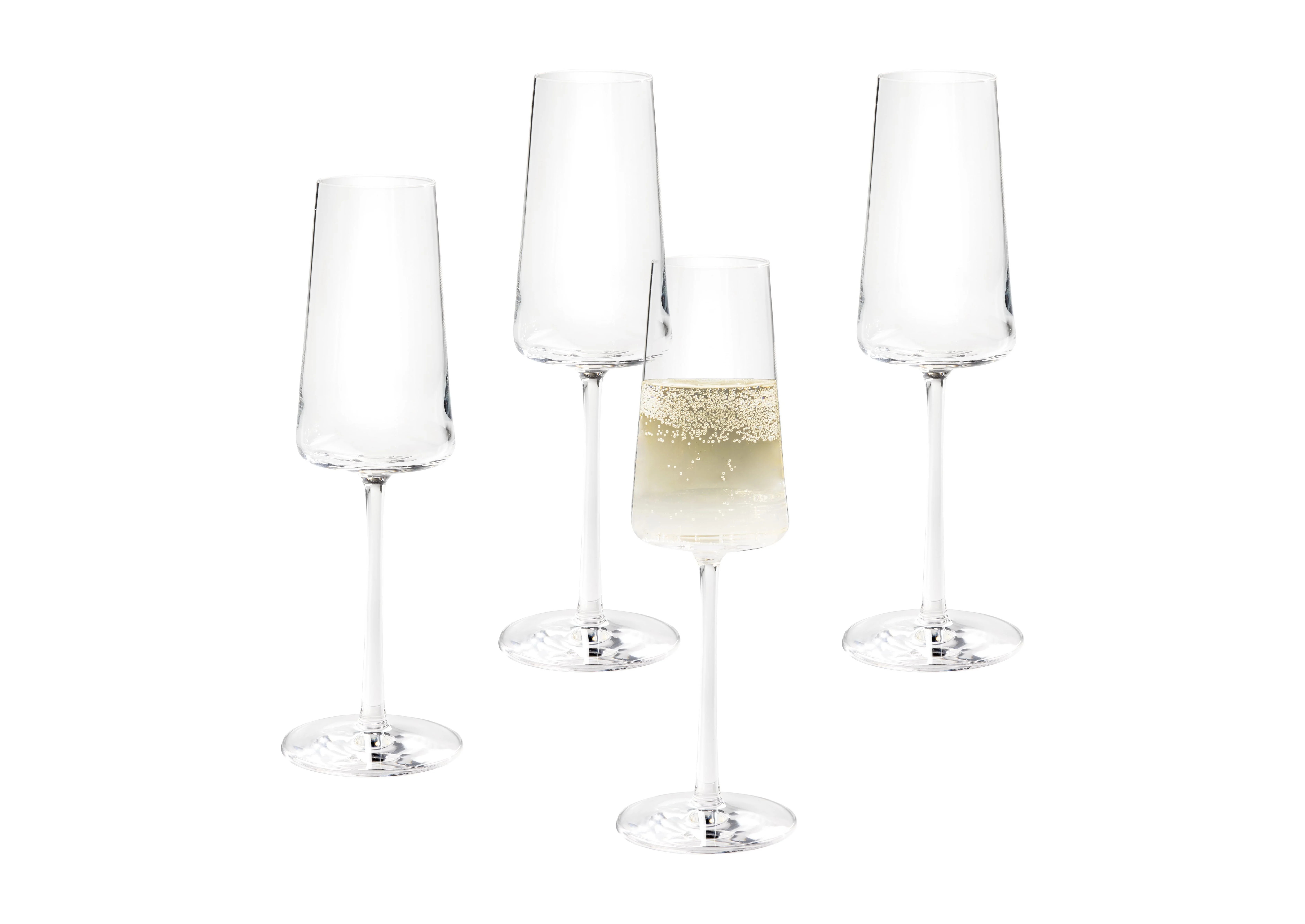 Better Homes & Gardens Clear Flared Champagne Flute 8 ounce, 4 Pack | Walmart (US)