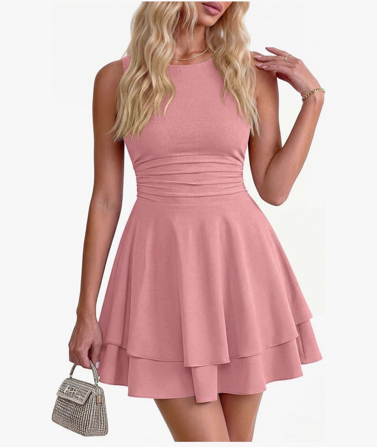 Sleeveless flowy party dress. Save 45% with promo code, through 5/10 while supplies last. Perfect for weddings, parties, and casual outings.

Was $27.99
Now $15.40 with promo code HK3A96BU, other color options available. Apply code at checkout.

#LTKootd #LTKSaleAlert #LTKWedding