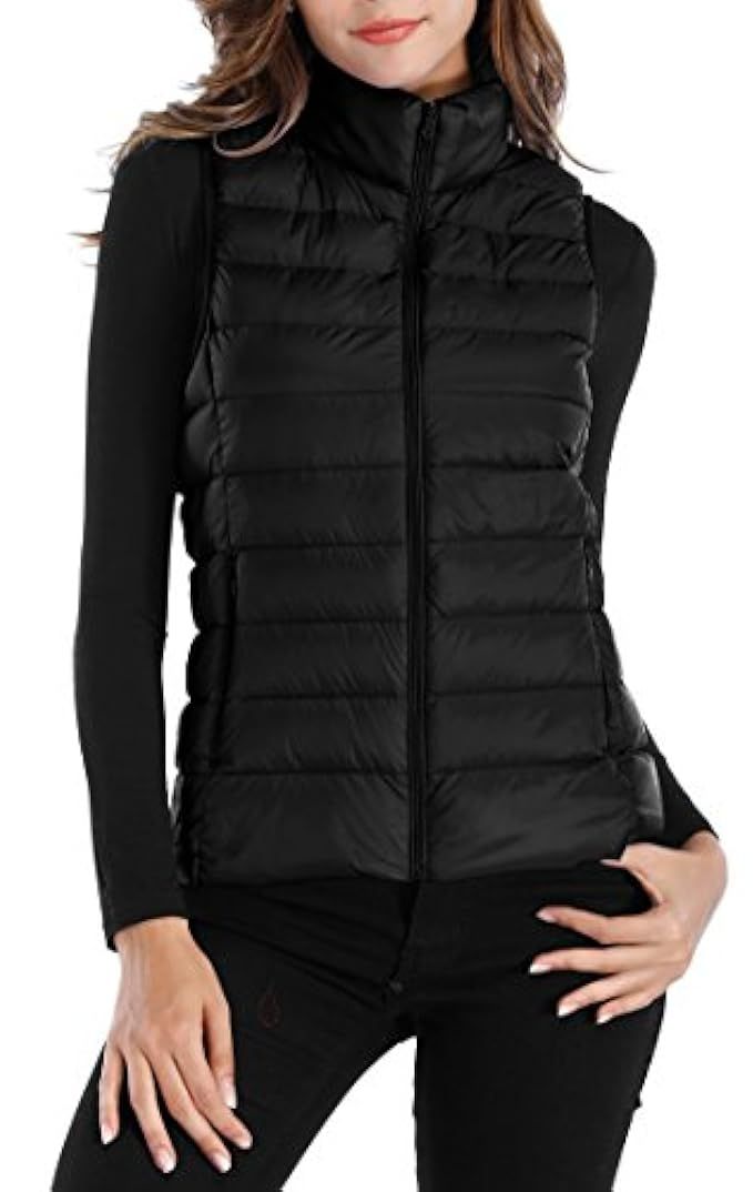 Sarin Mathews Womens Packable Ultra Lightweight Down Vest Outdoor Puffer Vest | Amazon (US)