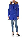 J.Crew Mercantile Women's Chateau Parka in Italian Stadium-Cloth Wool, Regal Blue W, 2 | Amazon (US)