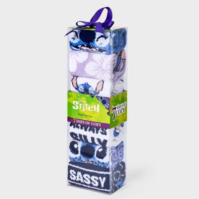 Women's Stitch 7 Days of Cozy Crew Socks - Assorted Color 4-10 | Target