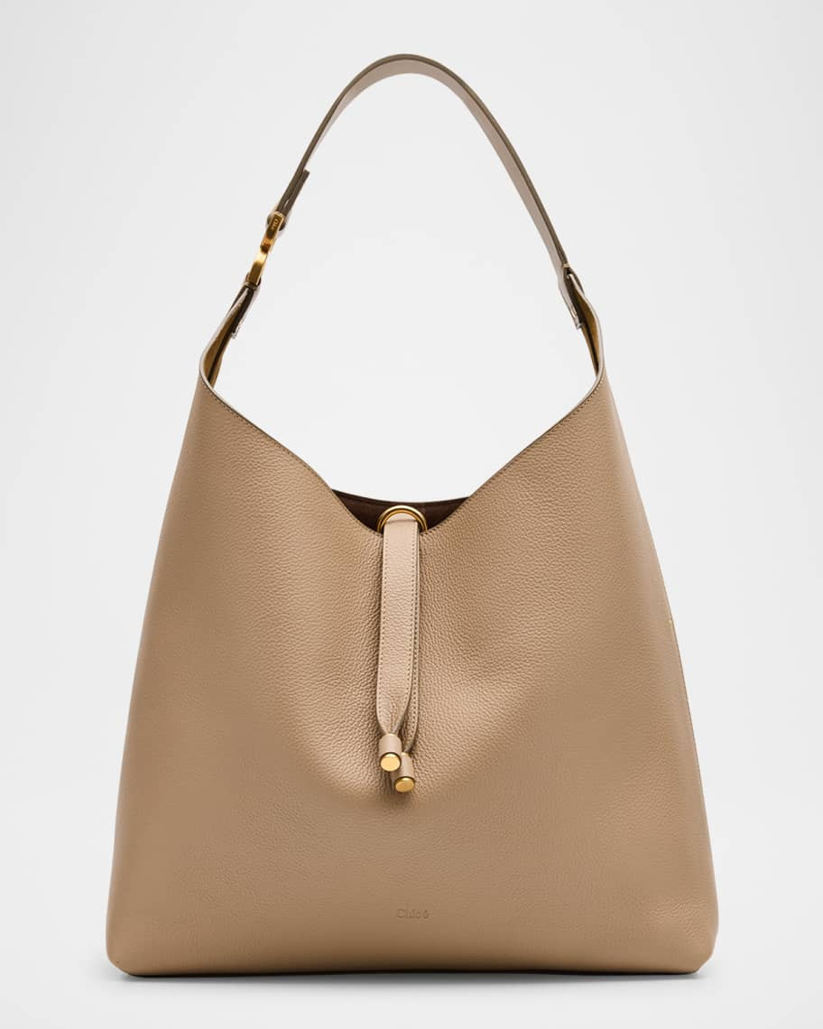 Chloe Marcie Hobo Bag in Grained Leather | Neiman Marcus