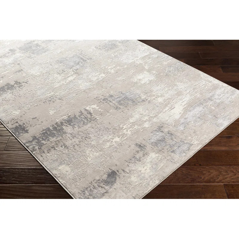 Alexzandre Power Loom Charcoal/Light Gray Rug | Wayfair North America
