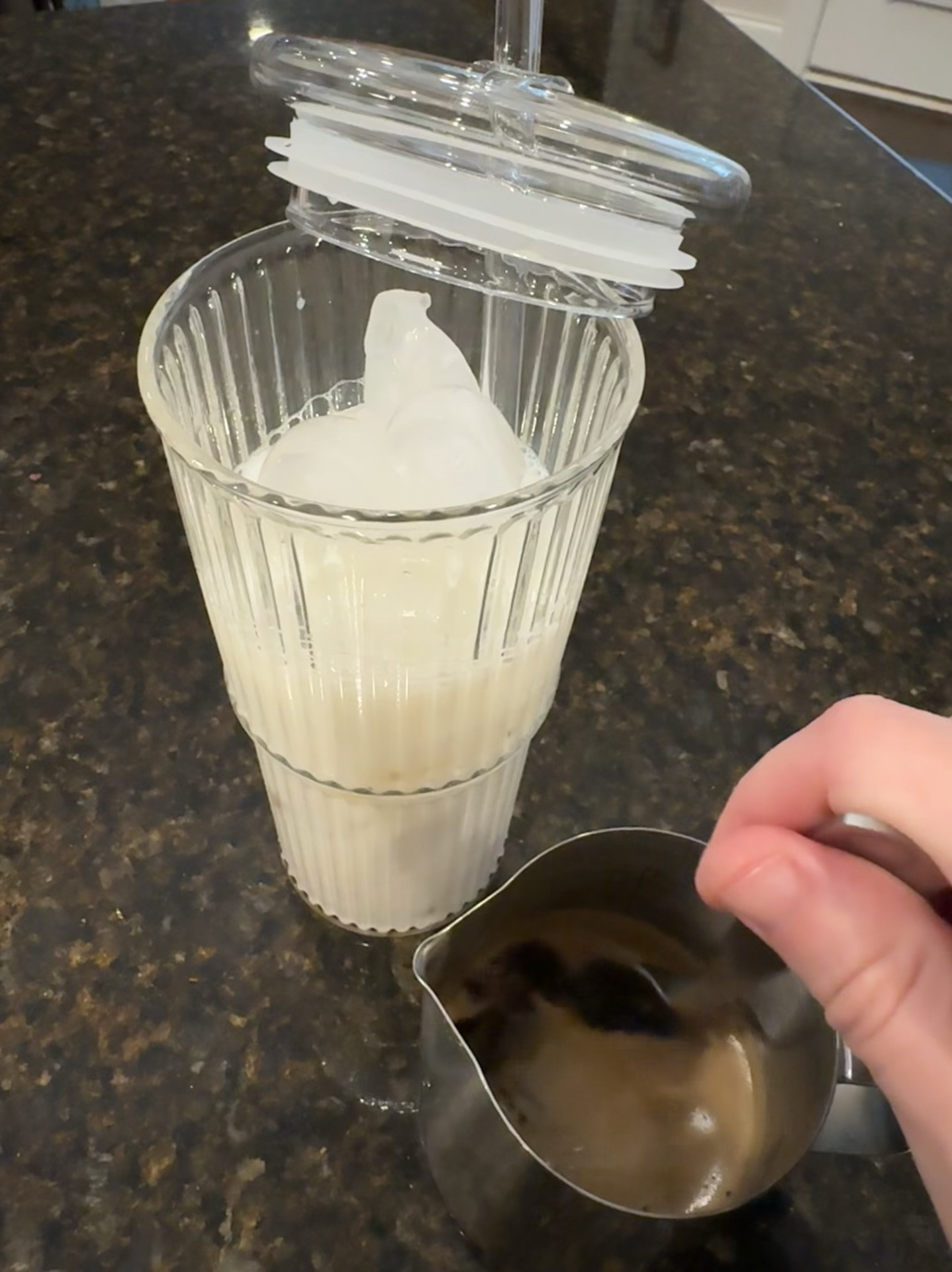 These glass cups go on sale at least once a week! Favorite them to get price drop alerts and snag them!! The glass lid and straw come with!!

A coffee at home always tastes better in a new pretty cup!

#LTKHome #LTKWatchNow #LTKSaleAlert