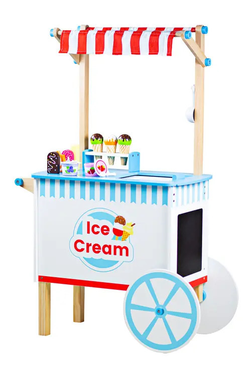 Bigjigs Toys Ice Cream Cart in White at Nordstrom | Nordstrom