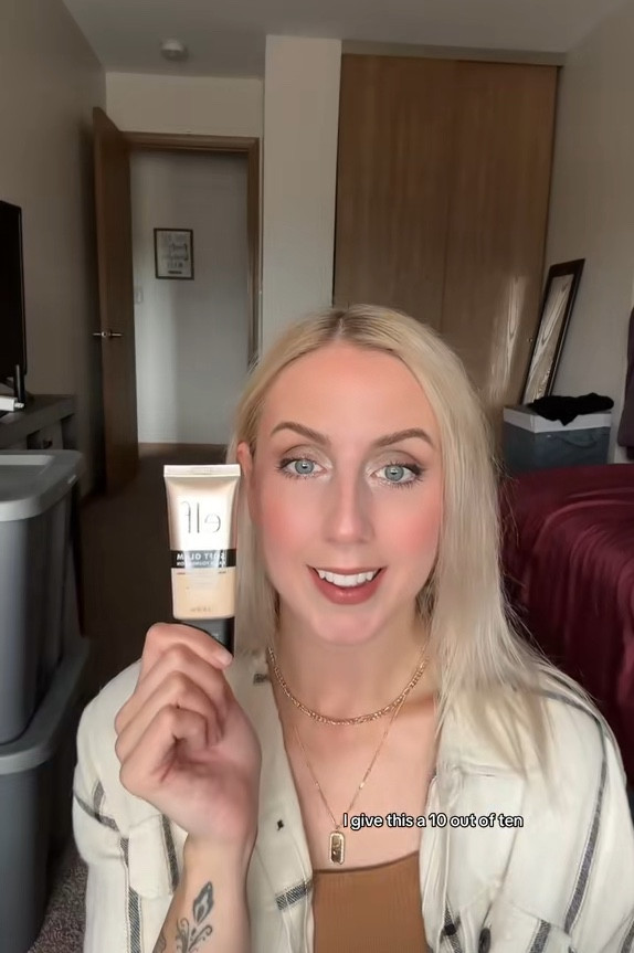 My favorite foundation from e.l.f. Cosmetics #makeup #elfcosmetics

#LTKFindsUnder50 #LTKBeauty #LTKStyleTip
