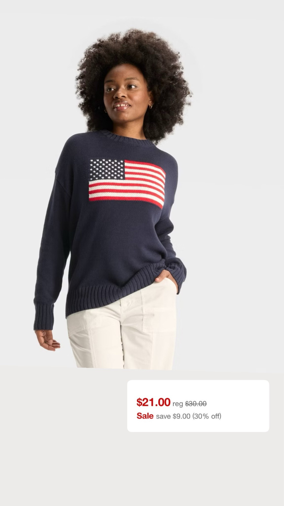 This flag sweater would be perfect for Memorial Day or a New England style summer! Grab it while it’s on sale! Target flag sweater, Memorial Day outfit, target summer. Callie Glass 

#LTKFindsUnder100 #LTKFindsUnder50 #LTKSeasonal