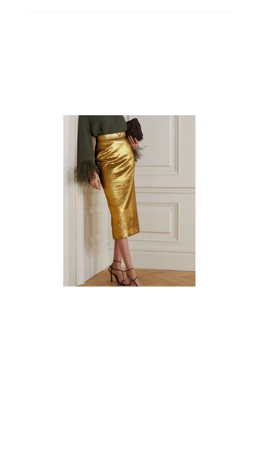Lateisha Faux Leather Skirt - Silver – WYSE London
