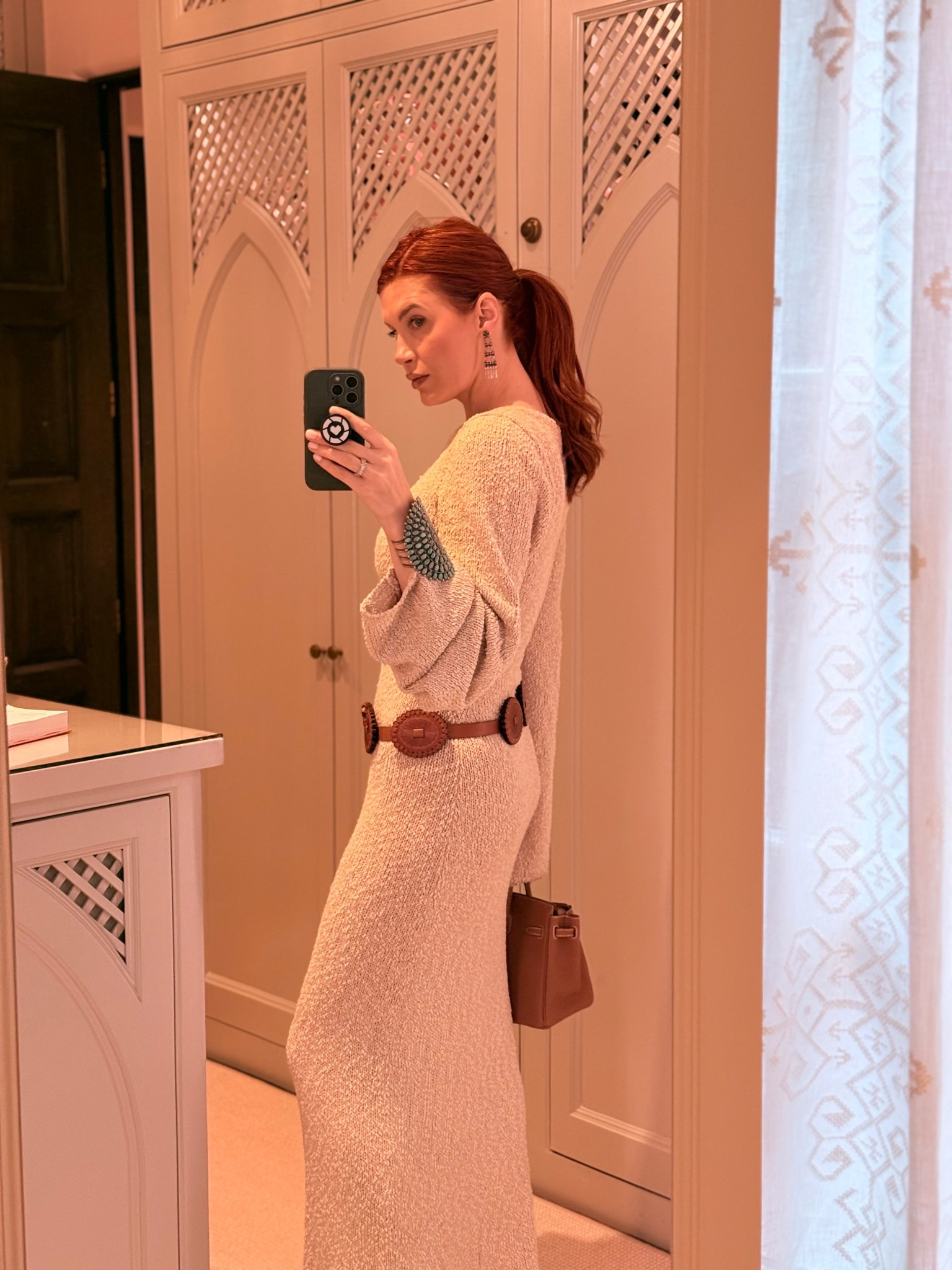 This is one of those throw-on dresses that works when you’re not quite sure what to wear. It’s easy to accessorize and always looks put together.

Pro tip: I wear a thong bodysuit as a base layer under dresses like this. It adds a little extra coverage and smoothing without feeling restrictive - comfortable and functional.

#LTKmomlife #LTKootd #LTKgrwm