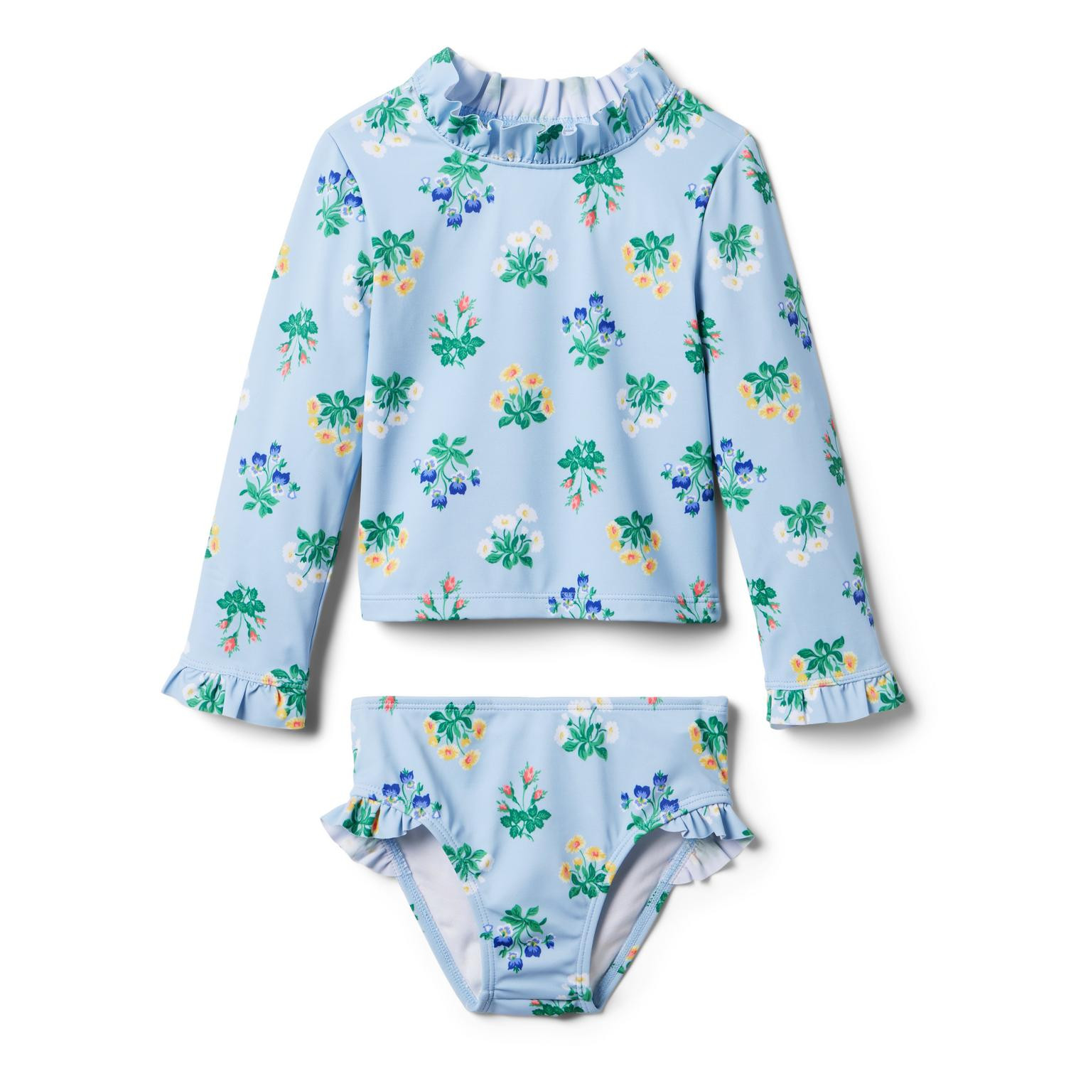 Recycled Floral Rash Guard Set | Janie and Jack