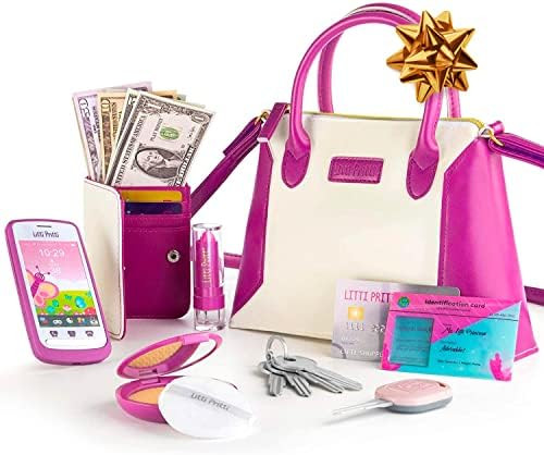 Litti Pritti Princess Toys Little Girls Purses - Pretend Play My First Purse Set - Fashionably St... | Amazon (US)