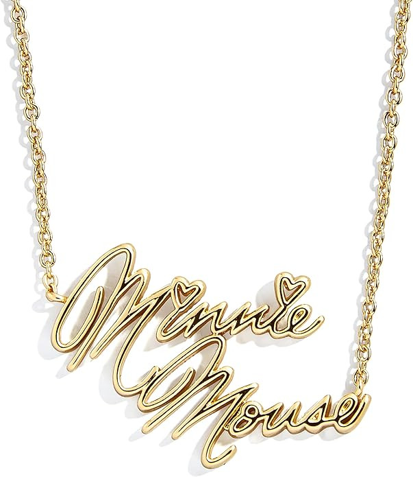 BaubleBar Disney Necklace - Gold | Amazon (US)