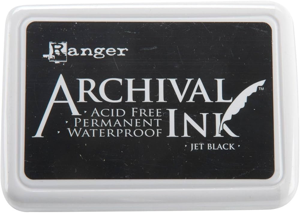 Ranger, Archival Ink Pad, 0, Jet Black (789541031468) | Amazon (US)