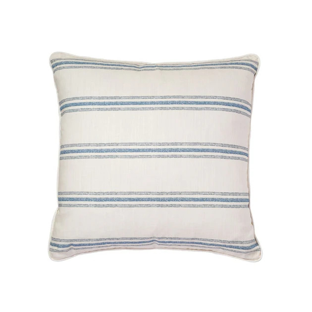 French Stripe Decorative Pillow with Insert | Cailini Coastal