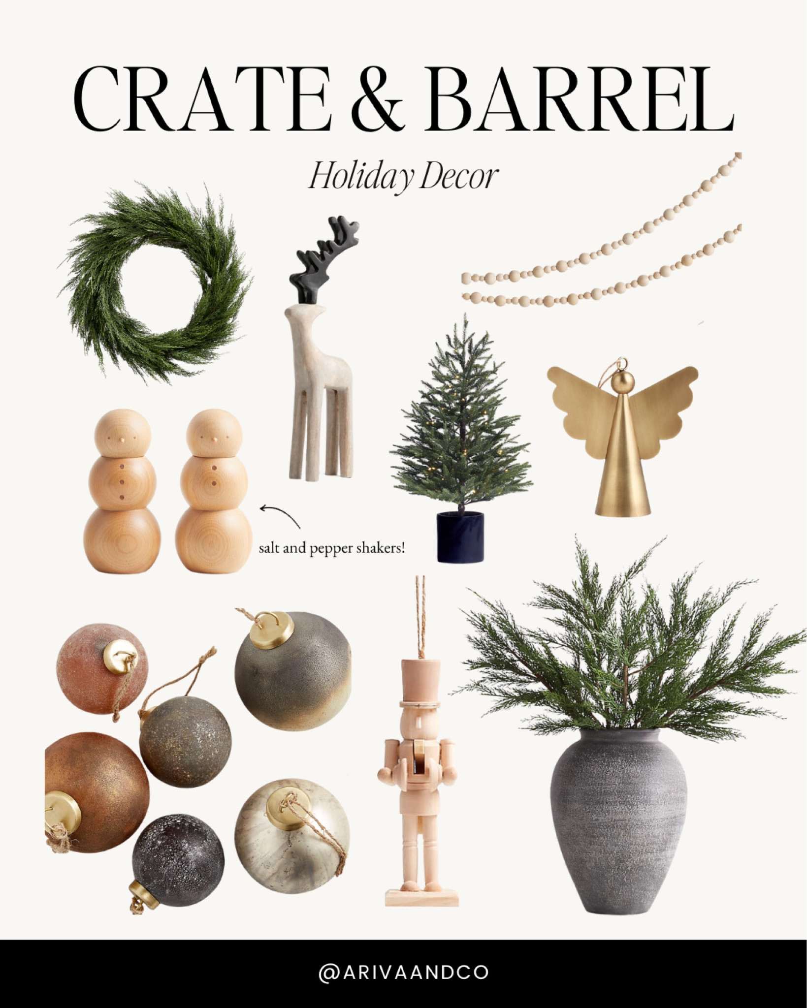 Crate and barrel holiday decor 

#LTKHoliday #LTKSeasonal #LTKhome