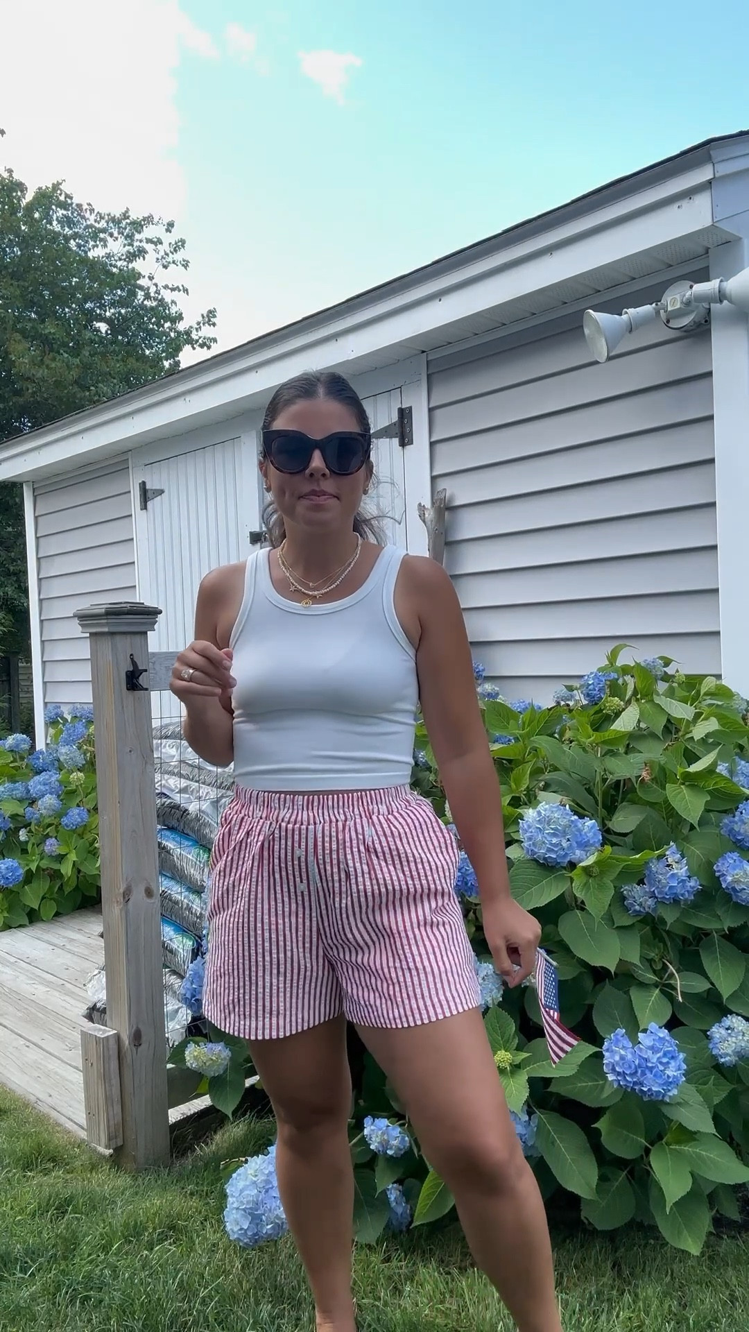 Boxer shorts and a white tank 

#LTKFindsUnder100 #LTKFindsUnder50