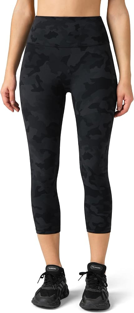Colorfulkoala Dreamlux No Front Seam Leggings for Women High Waisted Capris 21" Inseam Yoga Pants | Amazon (US)
