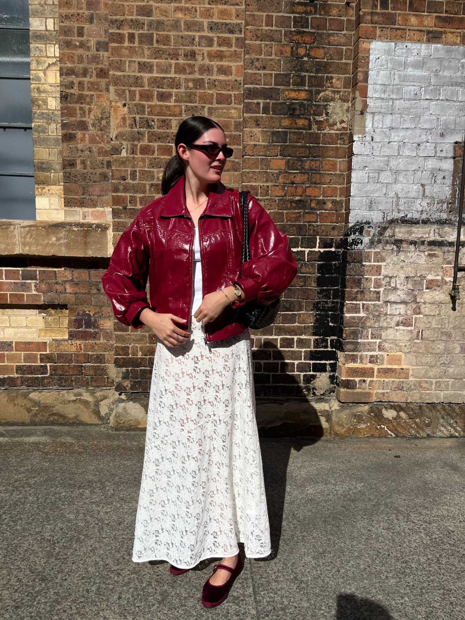 Fave bomber jacket picked up in Spain

Jacket: Laagam 
Top: Witchery 
Skirt: Dissh 
Shoes: Flabelus  

 #LTKaustralia

#LTKaustralia #LTKspring