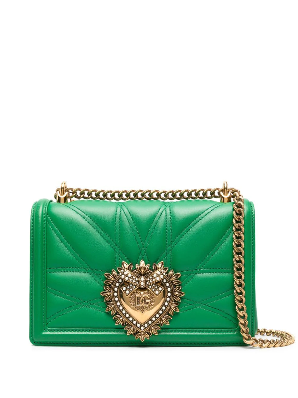Dolce & Gabbana medium Devotion shoulder bag - Green | Farfetch Global