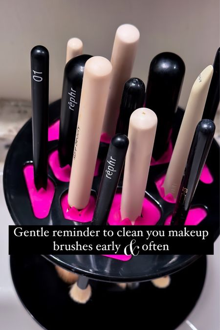 Absolute favorite makeup brushes and also the must-have beauty products to keep the makeup brushes clean

#LTKbeauty #LKunder100 #LTKtravel 

#LTKunder50 #LTKFind #LTKSeasonal