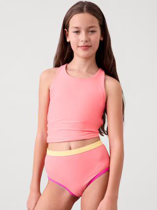 Athleta Girl Reverisble High Rise Rib Bottom | Athleta