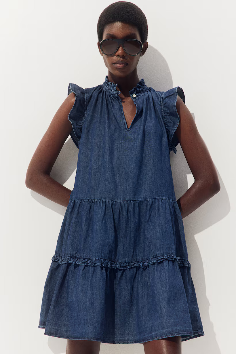 Frill-trimmed dress | H&M (UK, MY, IN, SG, PH, TW, HK)
