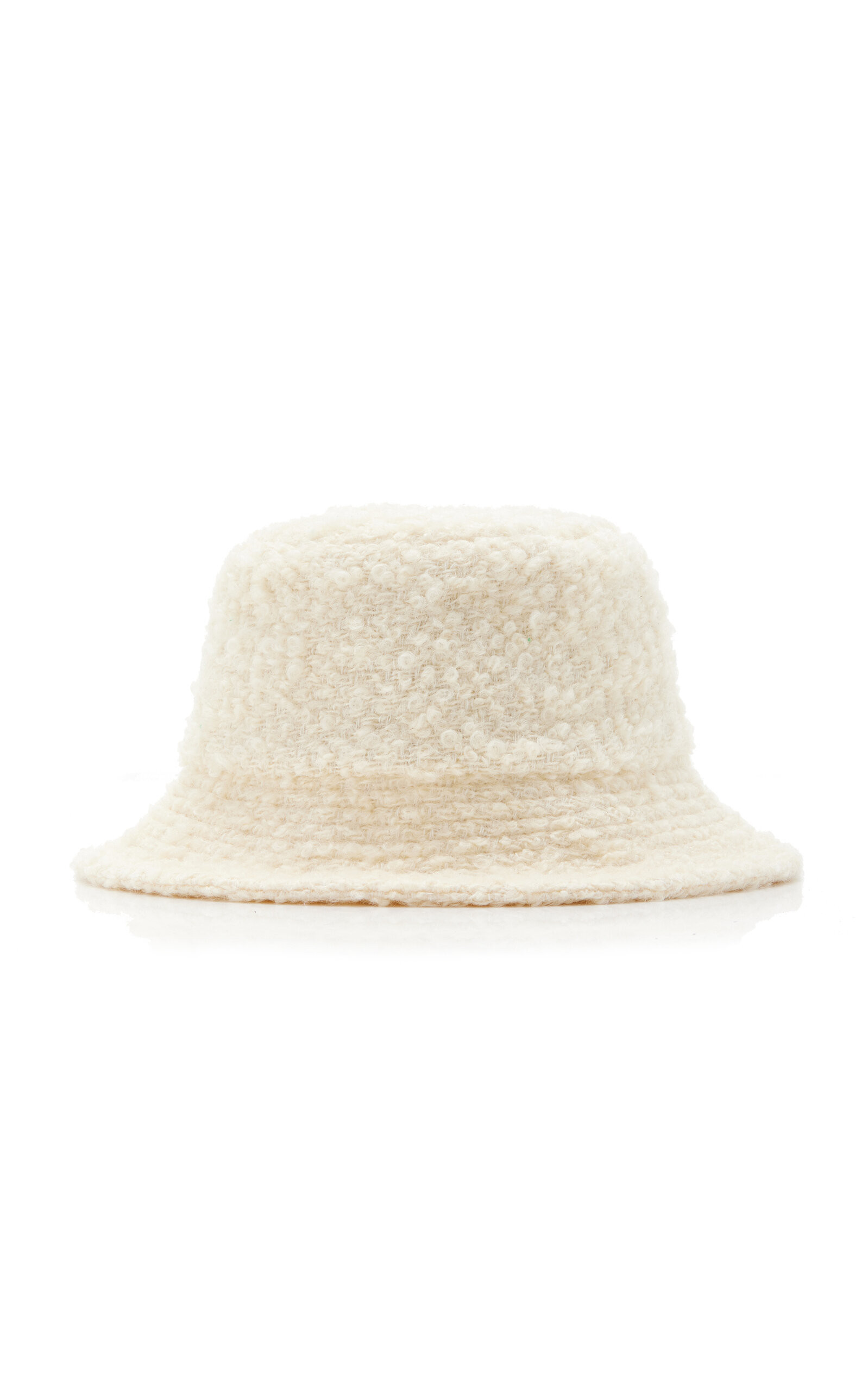 Lack of Color - Women's Shore Boucle Bucket Hat - White - M/L - Moda Operandi | Moda Operandi (Global)