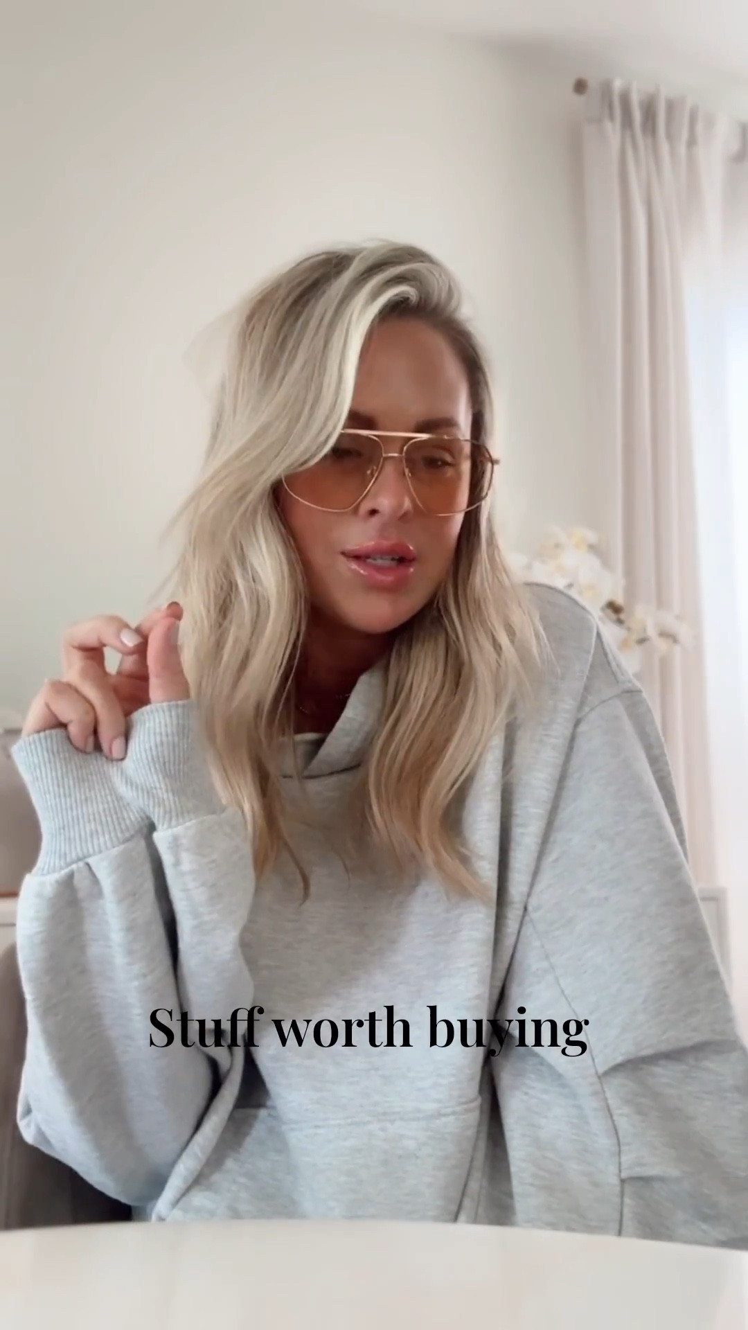 Random stuff worth buying that is most requested in my DM’s! My sweatshirt is 30% off! 
Lip color: Bare Sand
Nail color: OPI don’t bossa nova me around 

🤍
Beauty. Fall style. Mules. Skincare. Makeup. Protein. 

#LTKFindsUnder100 #LTKSaleAlert #LTKStyleTip