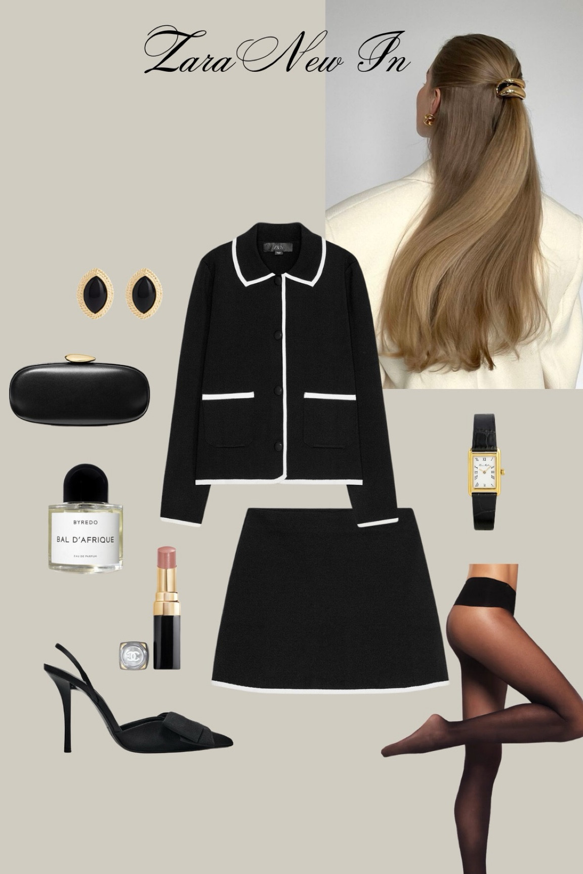 Zara new in black & white co-ord 

#LTKuk #LTKeurope #LTKspring