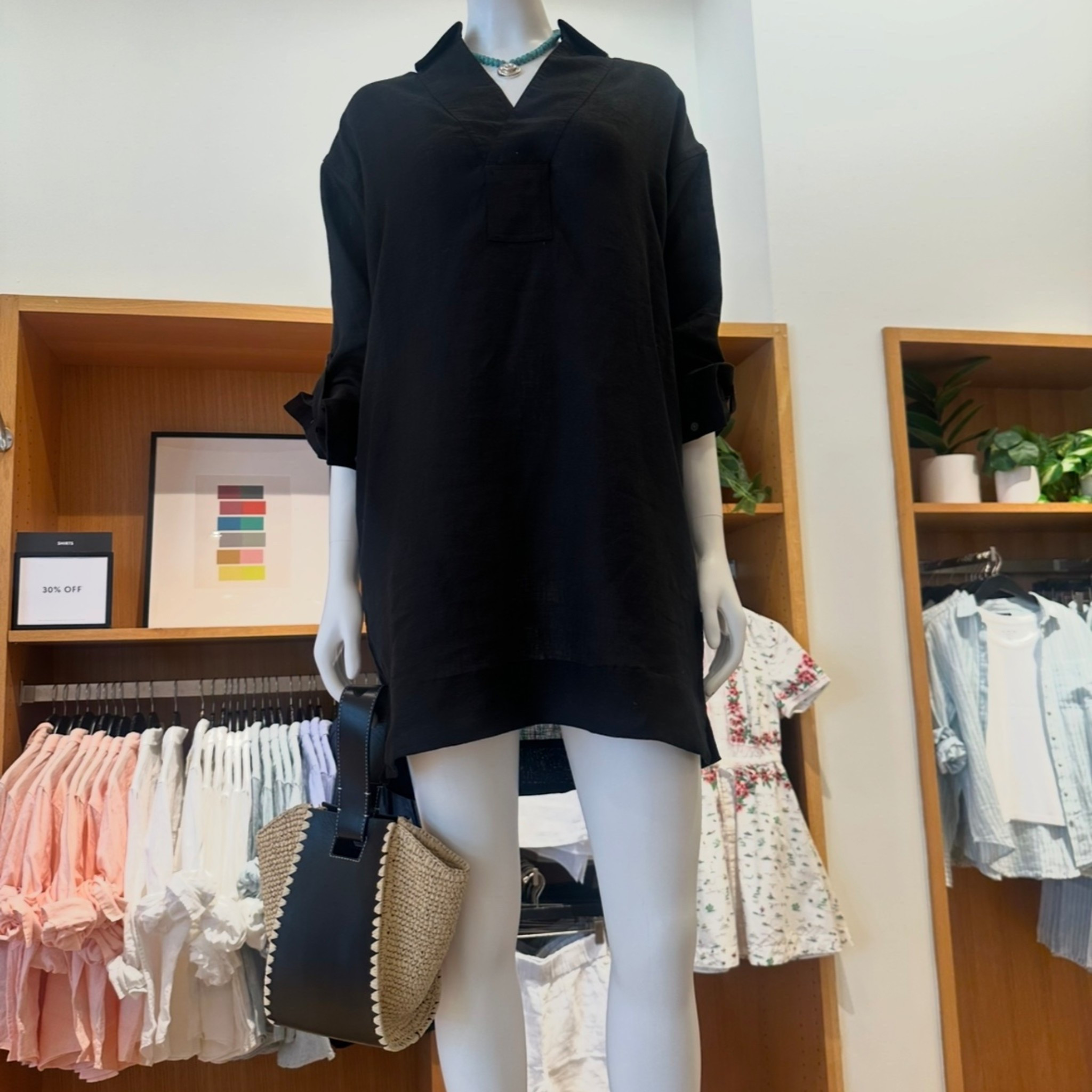 Classic linen dress by J Crew. 