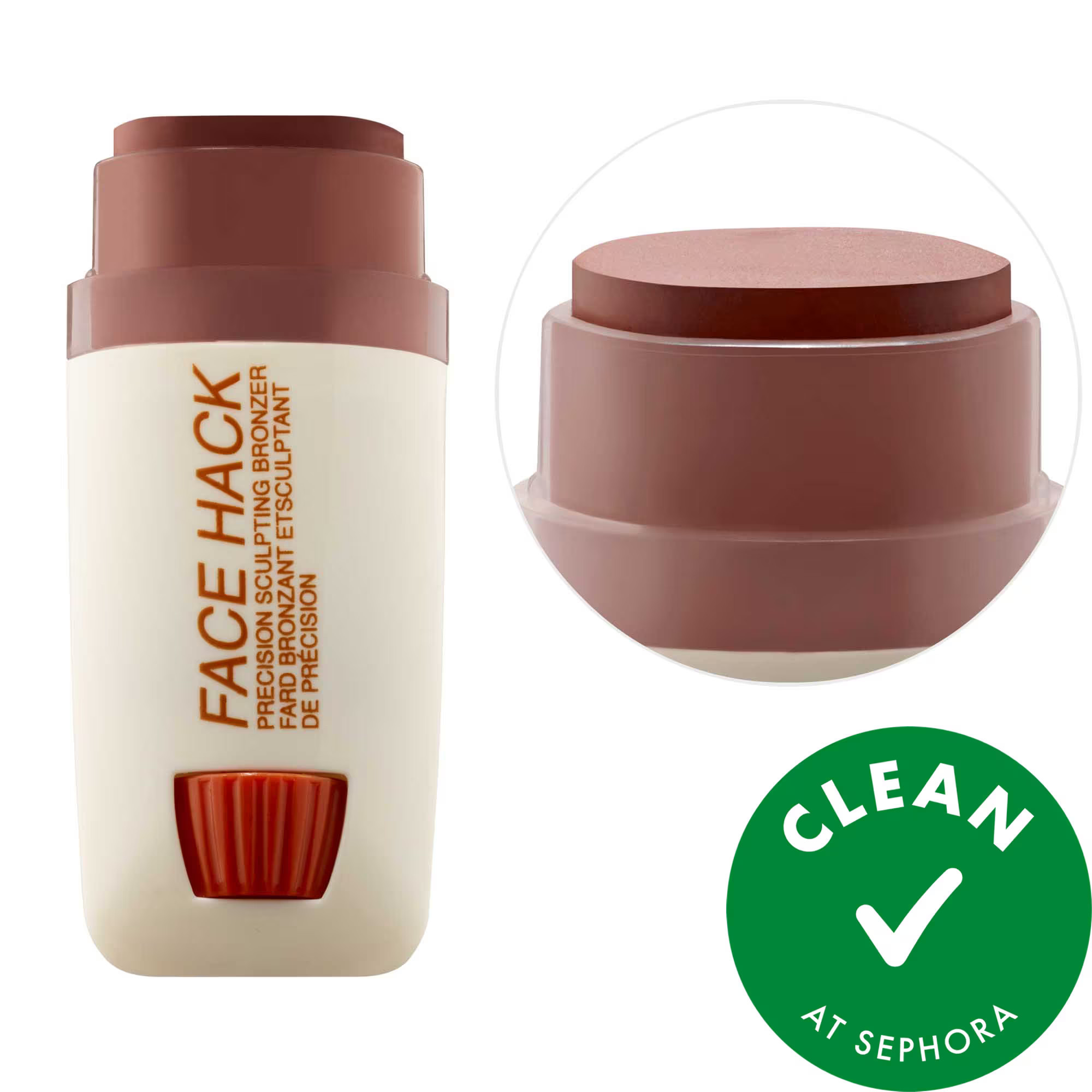 Freck Beauty FACE HACK Precision Sculpting Cream Contour Bronzer Stick Dark 0.13 oz / 3.8 g | Sephora (US)