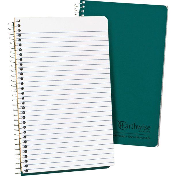 Ampad, OXF25400, Oxford Narrow Rule Recycled Wirebound Notebook, 1 Each | Walmart (US)