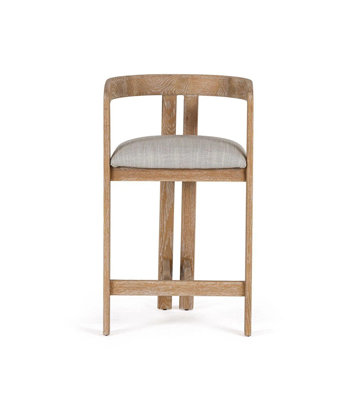 Lulani Upholstered Counter Stool with Solid Wood Frame | Wayfair North America