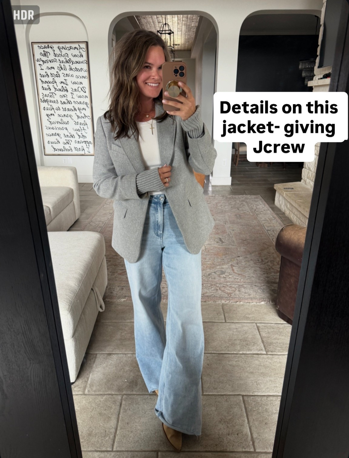 Walmart jacket restocked in some sizes! Giving Jcrew the details are so nice - jeans are insanely comfy and Amazon. #walmartfinds #walmartfashion #winteroutfit #winterstyle 

#LTKgrwm #LTKootd #LTKSaleAlert