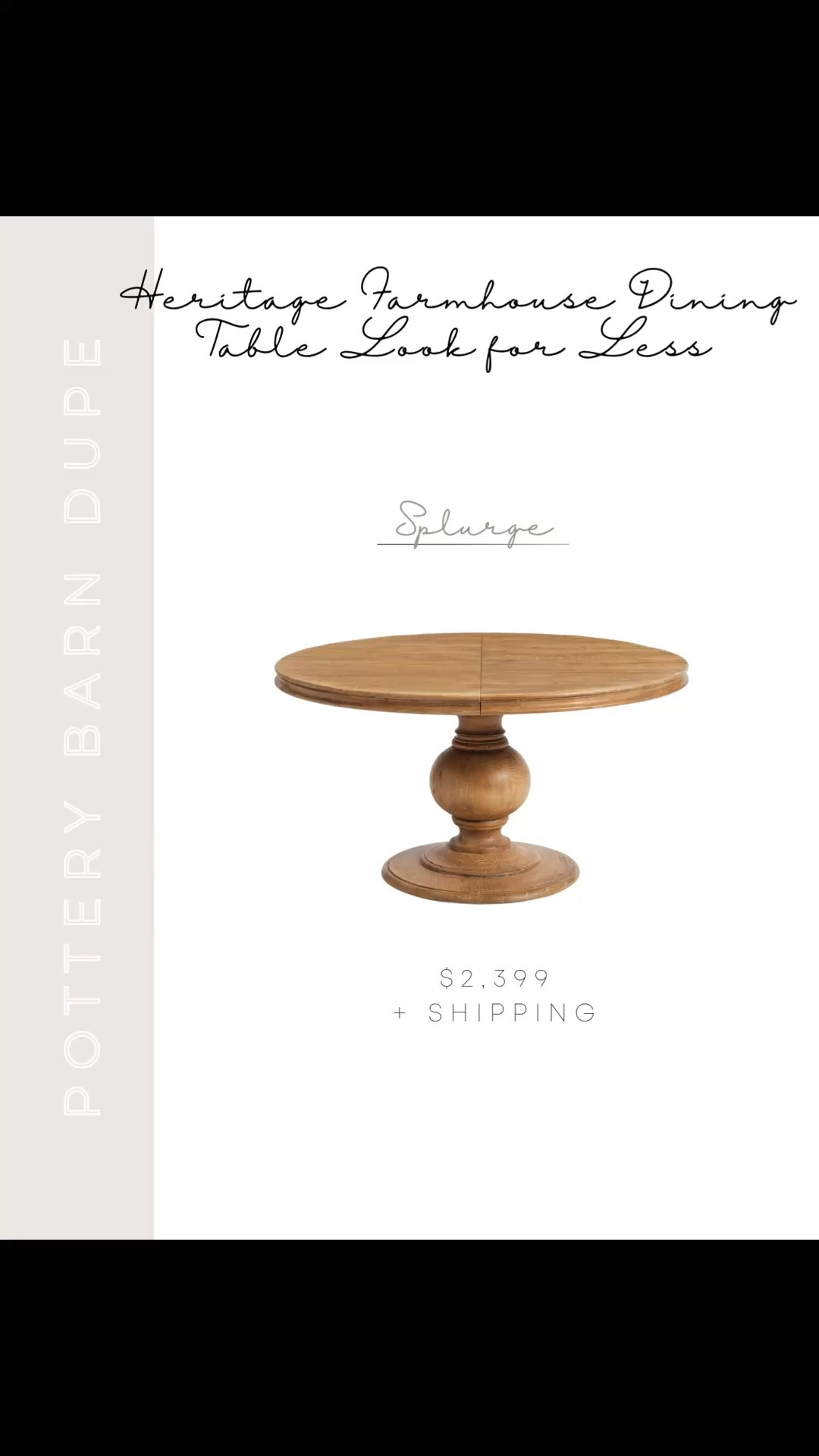 The Pottery Barn Heritage Farmhouse pedestal dining table look for so much less 🤍 Rounding up the best dupes for that warm, classic farmhouse look without the splurge — so many good options at every price point. Linking them all here!

#LTKSaleAlert #LTKHome